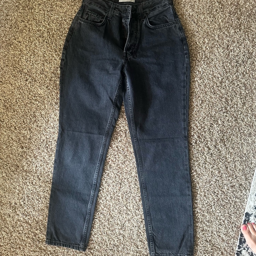 Everlane Dark Gray Straight Jeans